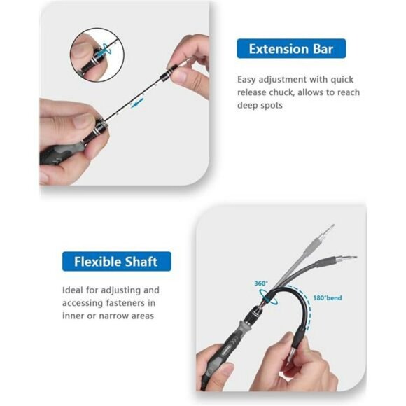 122 in 1 Precision Computer Screwdriver Kit Laptop Screwdriver Sets Electronics - Picture 3 of 7